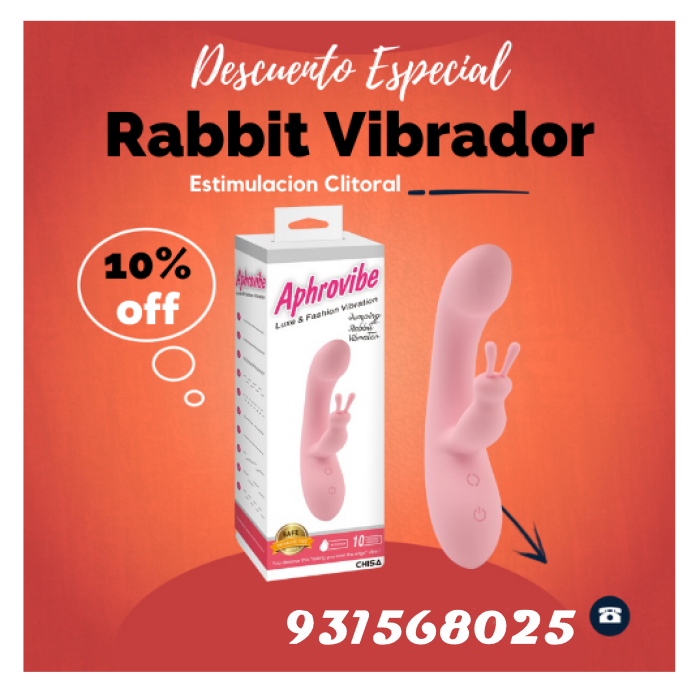 APHROVIBE VIBRADOR RABBIT CURVO ESTIMULADOR CLITORIAL SEXSHOP 931568025